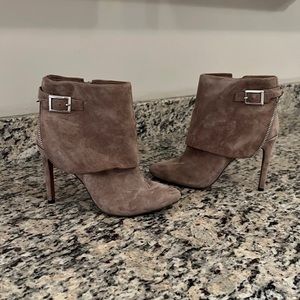 Jessica Simpson suede booties